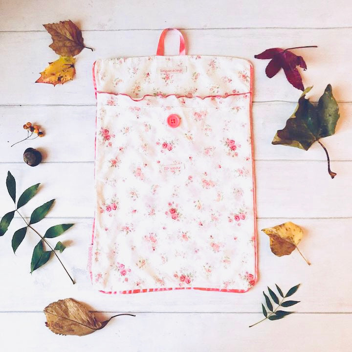 Floral Cotton Lingerie Bag – Irresistible Lingerie Ltd