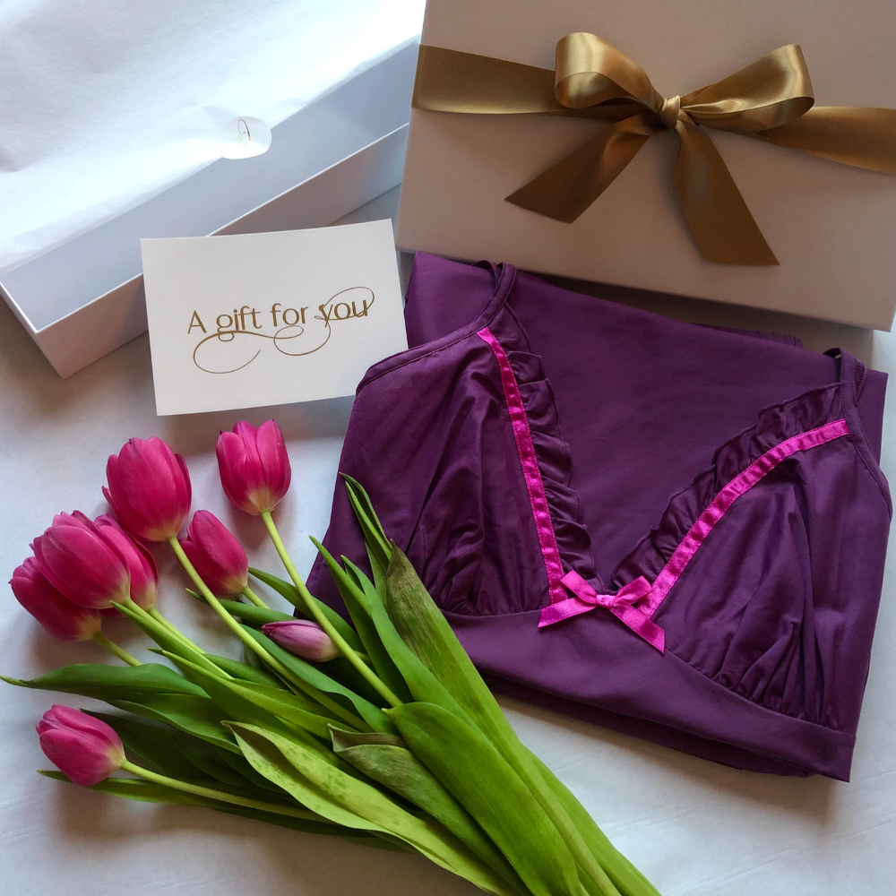 L'Amour Cotton PJ Gift Set - 1 PJ set in a Gift Box (8 to 16) Nightwear Irresistible Lingerie Ltd