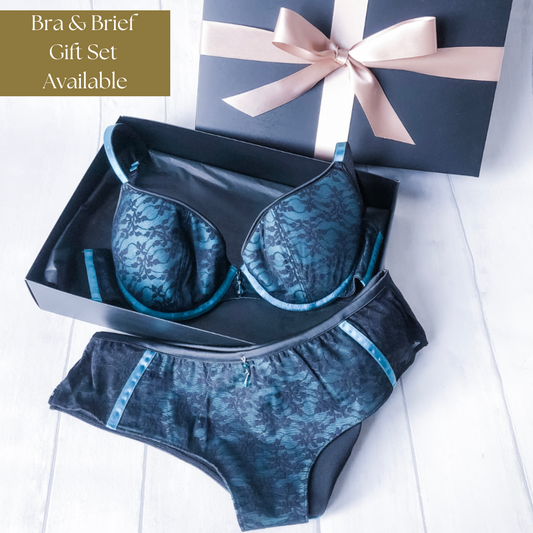 Midnight Garden Underwired Bra in a Gift Box - DD to G cup